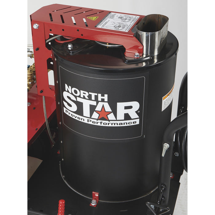 Lavadora a presión eléctrica de vapor húmedo y agua caliente: 2750 PSI, 2,5 GPM, 230 voltios - Northstar