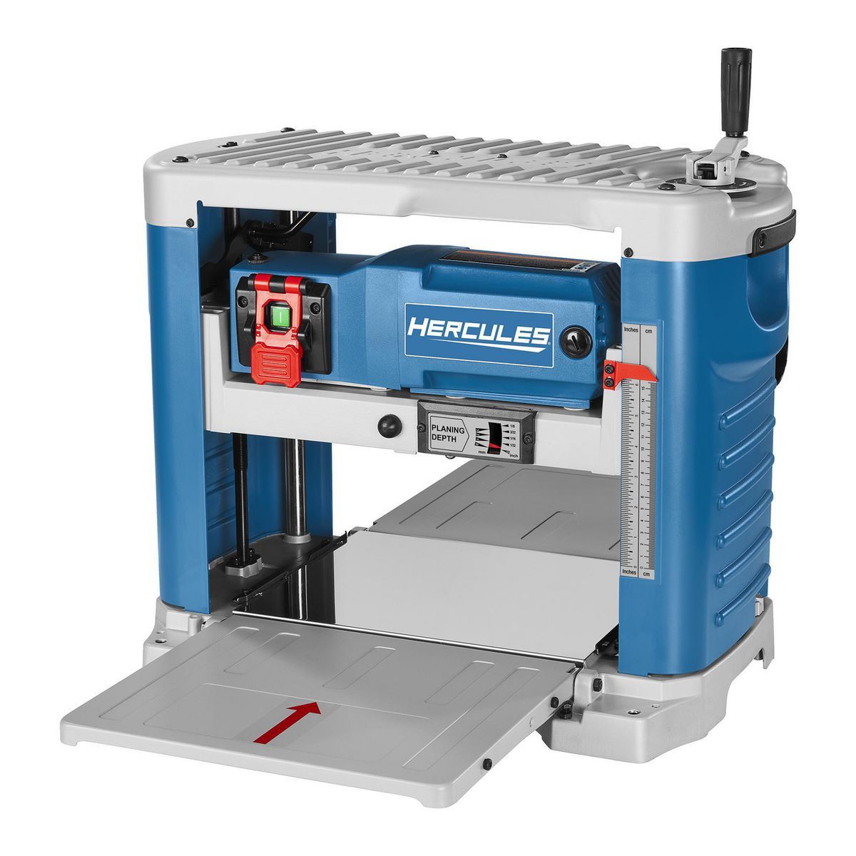  HFT Bauer Cepilladora de espesor portátil de 15 amperios y  12-1/2 pulgadas (asas de madera de 12-1/2 pulgadas de ancho a 6 pulgadas de  grosor), Bauer E-B : Herramientas y Mejoras del Hogar