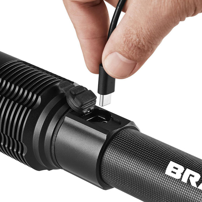 Linterna frontal LED recargable ajustable de 700 lúmenes - Braun - Texas  Tough Tools