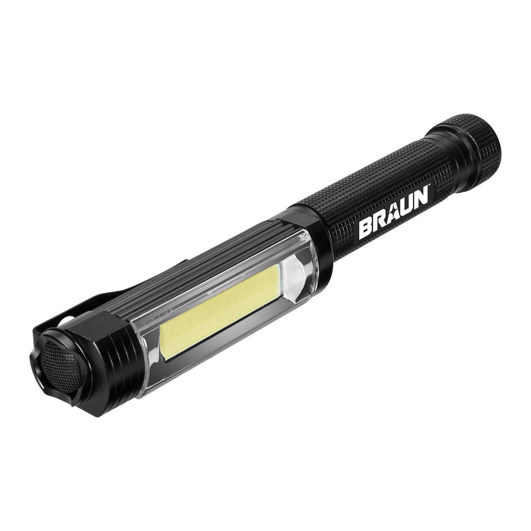 Luz de trabajo de bolsillo magnética de 300 lúmenes - Braun