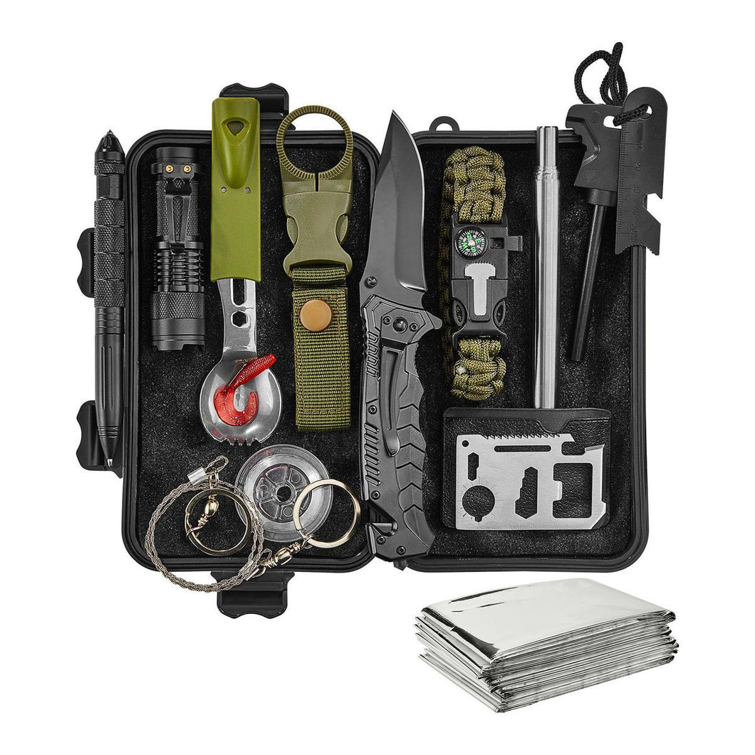 Kit de supervivencia de emergencia, 12 piezas - Gordon