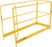 Sistema de barandillas de acero para andamios de 6 pies x 2.5 pies x 3.4 pies, piezas/accesorios para torres de andamios Baker - Metaltech