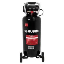 Cargar imagen en el visor de la galería, Compresor de aire de 20 galones eléctrico vertical portátil sin aceite de 200 PSI - Husky
