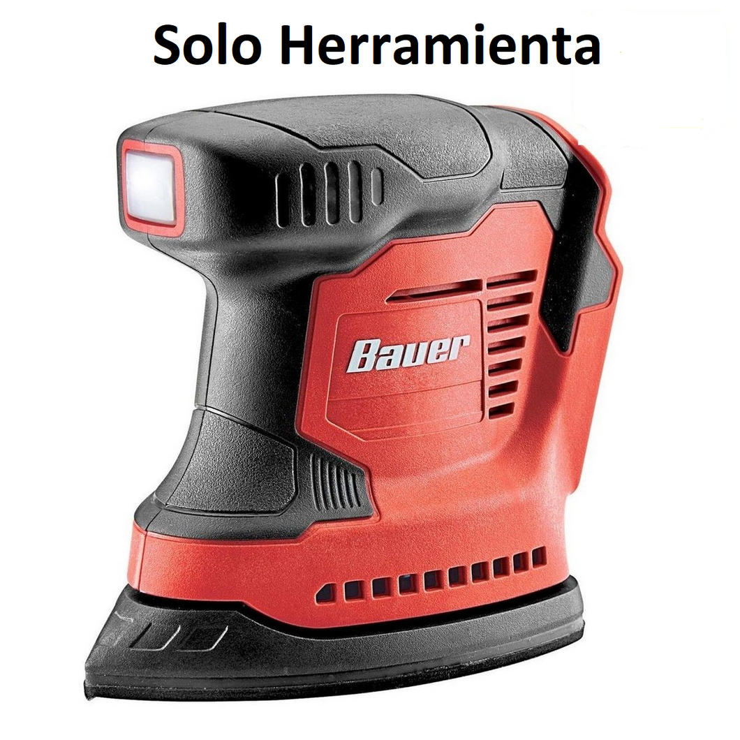 20v Lijadora de detalles / esquinas inalámbrica - Bauer (Solo herramienta)