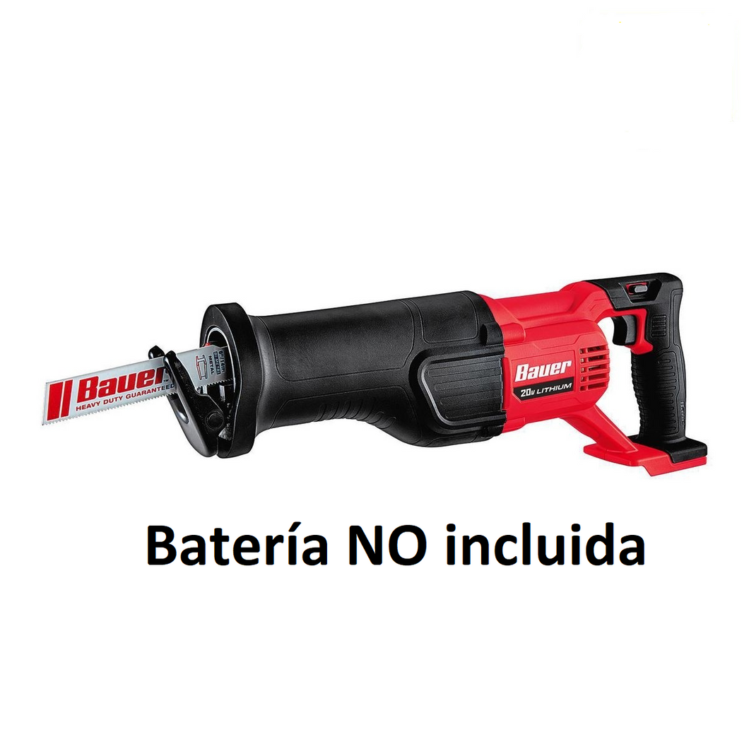 Sierra alternativa inalámbrica de 20v  - Bauer (Solo herramienta)