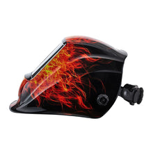 Cargar imagen en el visor de la galería, Casco de soldadura con oscurecimiento automático ARCSAFE con diseño de llama - Vulcan
