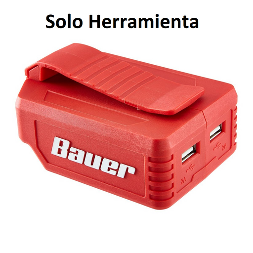 Adaptador de batería de fuente de alimentación USB - Bauer (Solo herramienta)