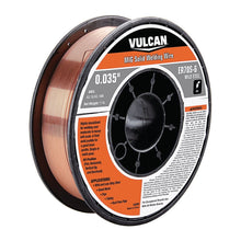 Cargar imagen en el visor de la galería, 0.035 pulg. ER70S-6 MIG Alambre de soldadura sólido, 11.00 Lb. Rollo - Vulcan
