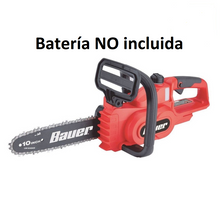 Cargar imagen en el visor de la galería, Motosierra inalámbrica de iones de litio de 20v - Bauer (solo herramienta)
